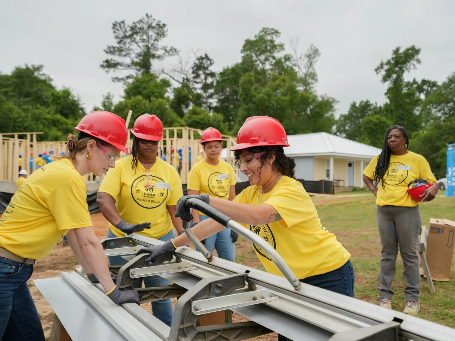Women Build event — Habitat for Humanity volunteers at work